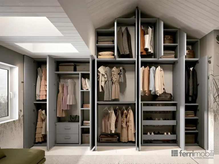 Armadio a mansarda